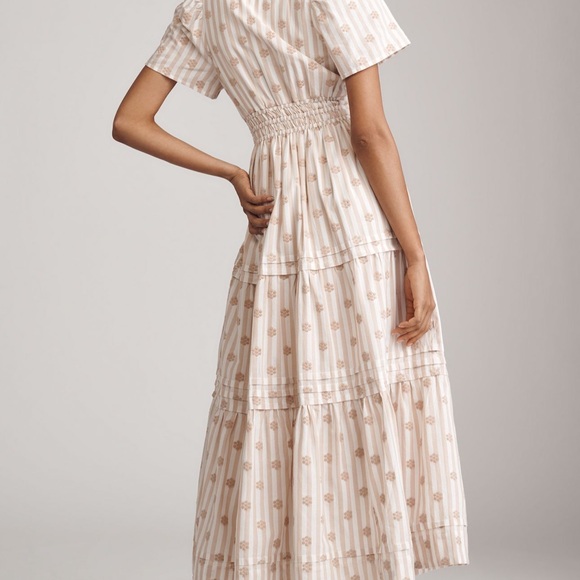 Anthropologie The Somerset Dress Embroidered Edition - Ivory - Picture 5 of 6